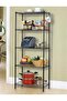 5-Tier Wire Storage Shelving Rack 150 x 55 x 30cm