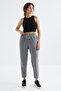 Women's Men's Unisex Jogger Leg Casual Fit Sweatpants - Black Bottom with Cotton Breathable Combed Fabric Bottom