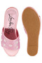 Women Diamante & Rhinestone Flatform Sandals in Pink - 4