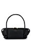 Women's Faux Leather Black Floter Arm Bag