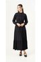 Girl's Loose Fit Long Full Length Dress Suitable for Hijab-Elb-1049-4979