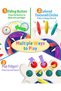 Baby Sensory Montessori Toys for 6-12-18 Months, Blue Pull String Teething Toy, Stocking Stuffers Birthday Gift Travel Toy for 1 2 Year Old Boy Girl Infant Toddlers 8 9 10 Months Old - 5
