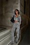 Women's Leopard Print Velvet Fabric Design Tracksuit Set Nbdf177 - 3