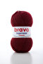 Superwool Classic Knitting Yarn – 25% Natural Wool 100 Gr / 260 Meters (Color Code: 017) Burgundy