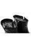 M.Y 822 Black Thermo Sole Genuine Leather Women's Boots - 5