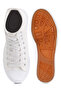 Women Solid Canvas High Top Sneakers in White - 4