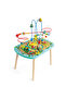 - Wooden Railway Train Activity Table w/ Bead Maze- 6pcs - 2