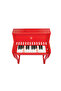 - 25-key Electric Musical Piano W/ Lights & Stool - Red - 2