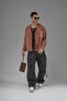 Buttoned Embroidery Detailed Oversized Pattern Men's Cardigan - 3
