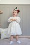Baby Girl Long Sleeve Bow Detail Birthday Party Wedding Special Occasion Formal Girl Dress - 6