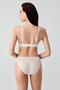 Women's Supported Push-Up Ecru Bra Set – Lace Embroidered Model C0T6N1433 - 4