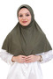One Piece Ready-To-Wear Headscarf Turban Shawl – Easy-To-Wear Long Shawl Viscose