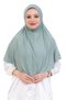 One Piece Ready-To-Wear Headscarf Turban Shawl – Easy-To-Wear Long Shawl Viscose