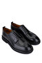 Men's Genuine Leather Black Casual Shoes - 2