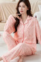 Soft Fabric Relax Pajama Set For Women's Two Pieces Lounge Girls Pajama - 3