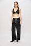 Ss6101 Side Zipper Tie-Up Pants - 2