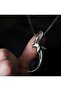 Non-Tarnishing 316L Steel Unisex Model Flying Eagle Necklace - 3