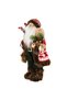 Furry Santa Claus Figurine 41 cm New Year Decorative Ornament Home Interior Tabletop Christmas Figure - 4