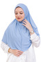 One Piece Ready-To-Wear Headscarf Turban Shawl – Easy-To-Wear Long Shawl Viscose - 3