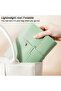 Earring Holder Organizer, Foldable PU Leather Travel Earring Book Case - Green - 5