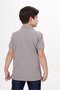Unisex Polo Neck Buttoned Long Short T-Shirt - 7