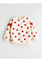 Kids Ecru Crew Neck Printed Girls' Sweatshirt 2-Pack - 4