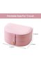 Travel Jewelry Case PU Leather Small Jewelry Box (Pink) - 6