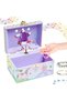 Musical Jewelry Box for Girls with Spinning Unicorn - Glitter Rainbow & Stars, Plays "Beautiful Drea - 6