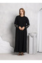 Breathable soft fabric with elegant handwork on sleves