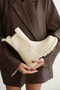 Beige Elastic Boots (4cm) - 2