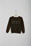Girl's Crew Neck Printed Sweatshirt