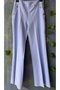 Light Blue High Waist Fabric Pants