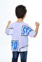 Boy's Printed Crew Neck Short Sleeve T-Shirt - 7