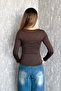 Women's V-Neck Long Sleeve Blouse 22132 - 5