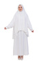 Two Piece Prayer Dress – Long Cotton Hijab Clothing Abaya & Headscarf Set - 3