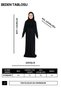 Girls' Prayer Dress – Soft Viscose Clothing Abaya & Hijab + Bag Set - 7