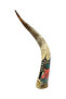 Hand-Painted Decorative Horn – Real Authentic Rustic Accented Real Horn - 2