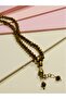 99' Luk Gift Crystal Stone Pearl Tassel Elegant Rosary Model Mevlid Gift - 2