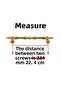 Furniture Kitchen Cabinet Drawer Cupboard Handles Door Handle Handle Gold 224 mm Metal Handle - 2