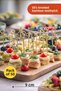 50-Pack Coffee-Colored Knotted Bamboo Toothpicks 9 cm – Party Presentation, Cocktail, Canape Natural Serving Sticks - 2