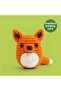 Fox Crochet Kit for Beginners with Video Amigurumi Knitting Toy Set - Practical Knitting Yarn