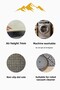 Washable Non-Slip Based Modern Patterned 2-Piece Bathroom Mat Set Obps0003 - 3