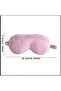 Shunhe 2Pcs Plush Eye Mask, Blackout Sleep Mask, Breathable, with Adjustable Strap Pink - 5