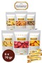 Sugar-Free Dried Mixed Fruit – 6 X 70g (420g) – Natural and Without Additives