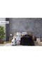 Misty Double Blanket Duvet Cover Set Andora Anthracite
