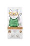 Cat Printed Cotton Pillow Case Set of 2 50X70 cm - 4