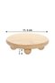 6-Piece Natural Bamboo Mini Ball-Shaped Pedestal Cup Holder, Breakfast Stand and Presentation Stand - 7