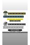 Washitape Sticker / 3-Pack Warning—Notice—Number (15Mmx3M—15Mmx3M—20Mmx3M) - 4