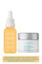 Advantageous 2-Piece Care Set Vitamin C Serum Against Skin Blemishes, Moisturizing Skin Cream