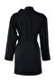 Black Plain Short / Mini Woven Dress Twoaw26El00291 - 6